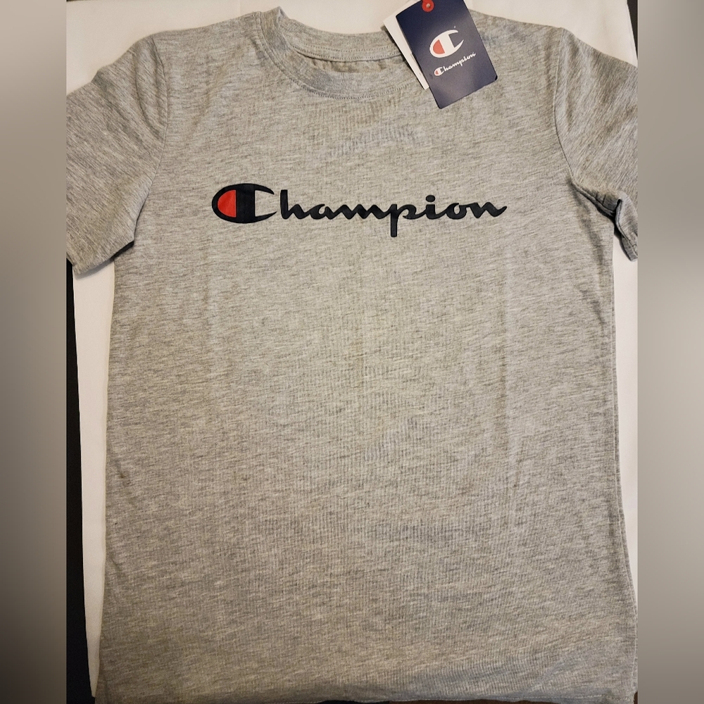 Youth Champion Scripted T-Shirt, Size Large (14-16)